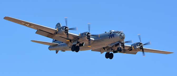 Boeing B-29 Superfortress N529B Fifi, Phoenix-Mesa Gateway Airport, April 15, 2017